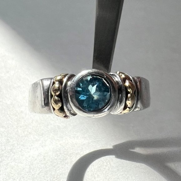 Lagos blue sales topaz ring